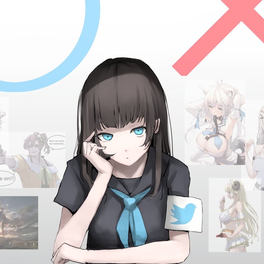 shirakami fubuki, sakamata chloe, natsuiro matsuri, and tsunomaki watame (original and 2 more) drawn by mitsuru_(uramitsuru1206)