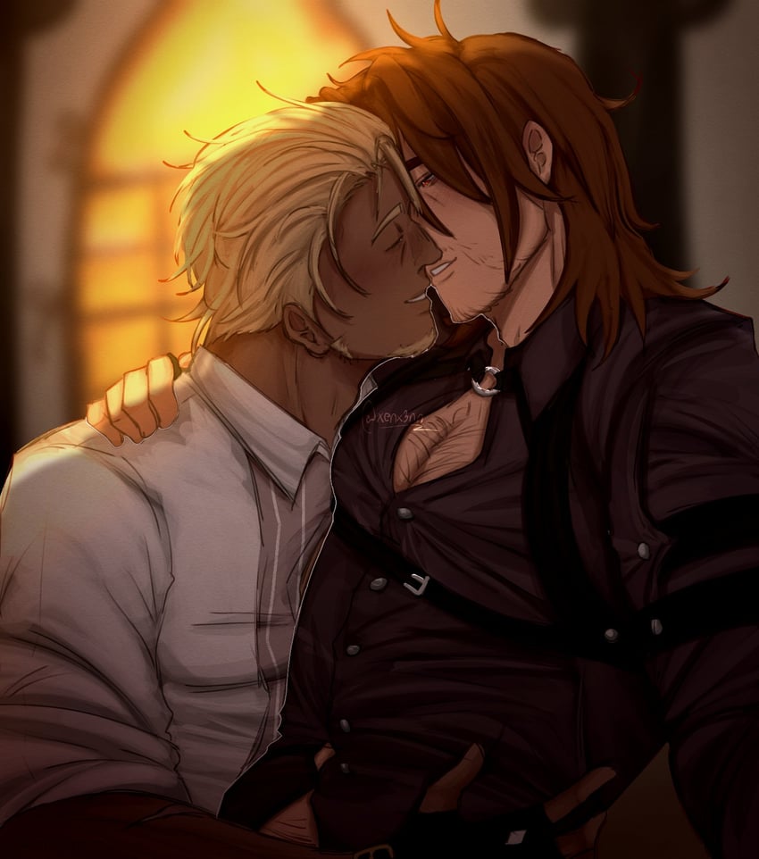gallagher and woolsey (honkai and 1 more) drawn by xenx3nn