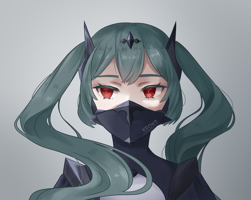 hatsune miku (original and 1 more) drawn by keokz