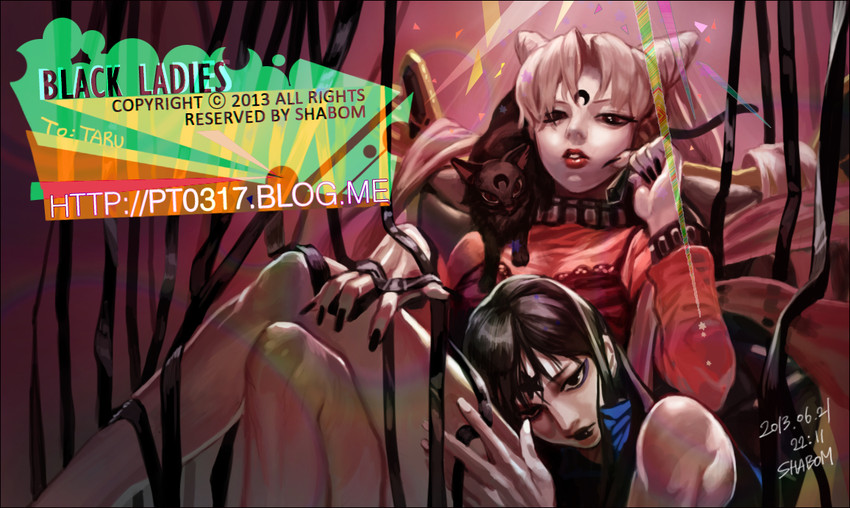 chibi usa, tomoe hotaru, black lady, diana, and mistress 9 (bishoujo senshi sailor moon and 3 more) drawn by shabomu