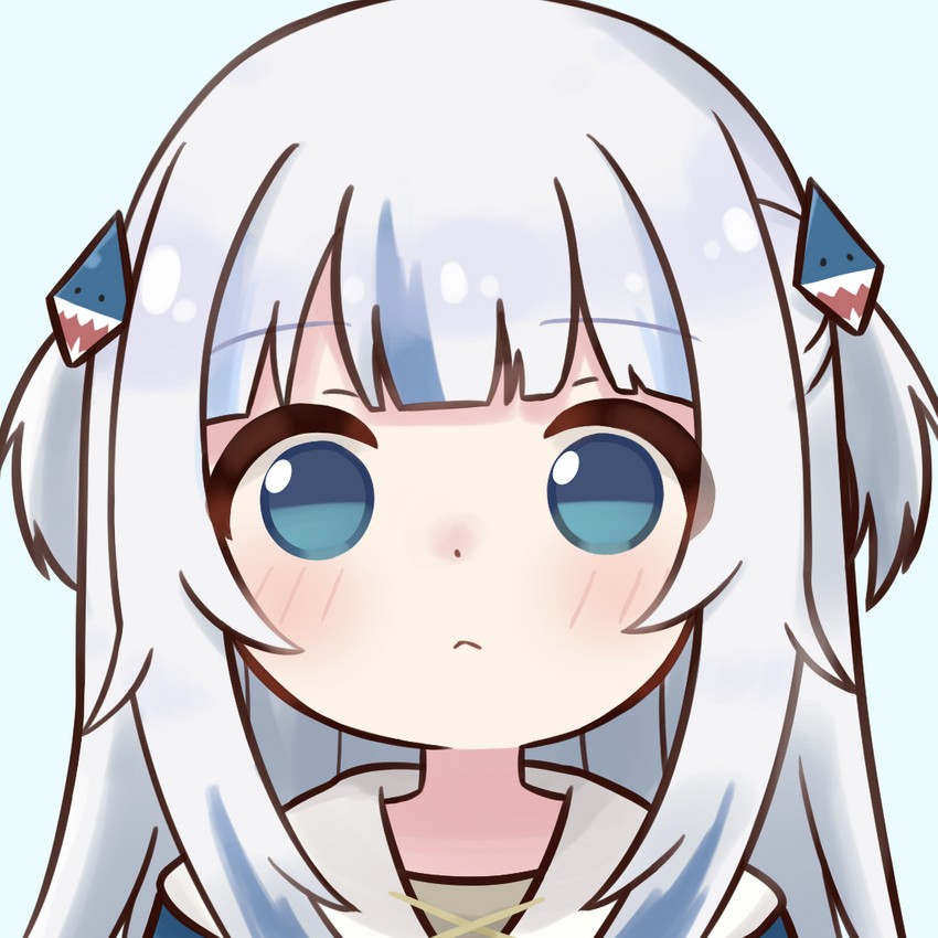 gawr gura (hololive and 1 more) drawn by ixia_(ixia424)