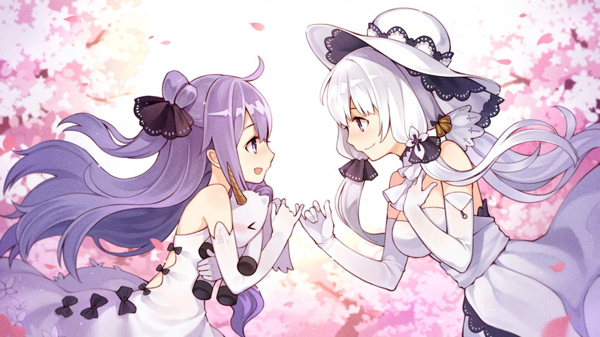 unicorn and illustrious (azur lane) drawn by tsubasa_tsubasa