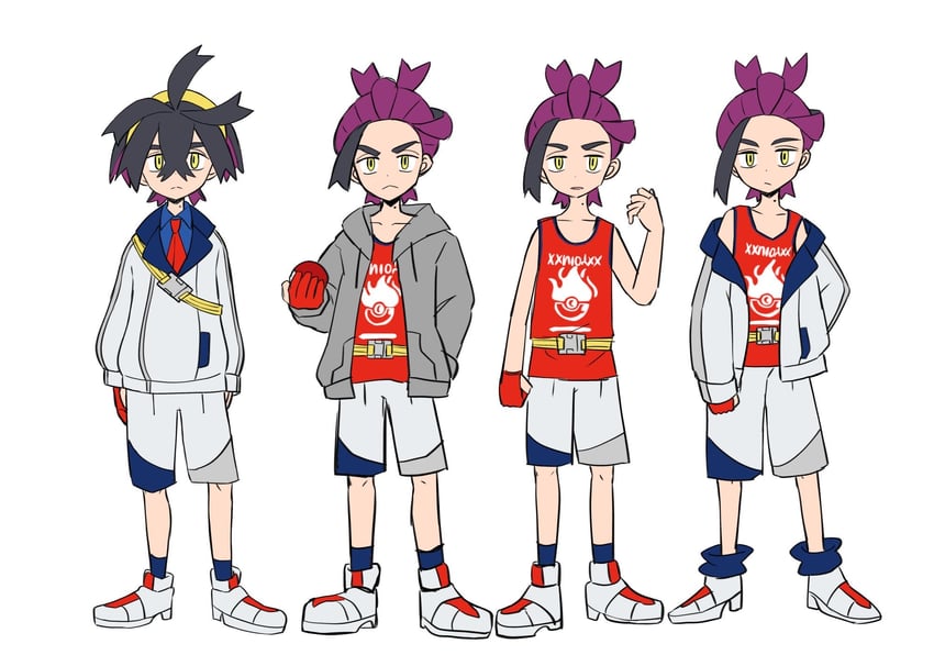 kieran (pokemon and 1 more) drawn by riko_(m_momomo28)