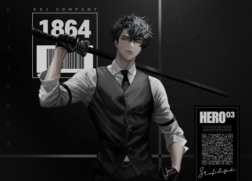 yoo joonghyuk (omniscient reader's viewpoint) drawn by blackbox_(blackbox9158)