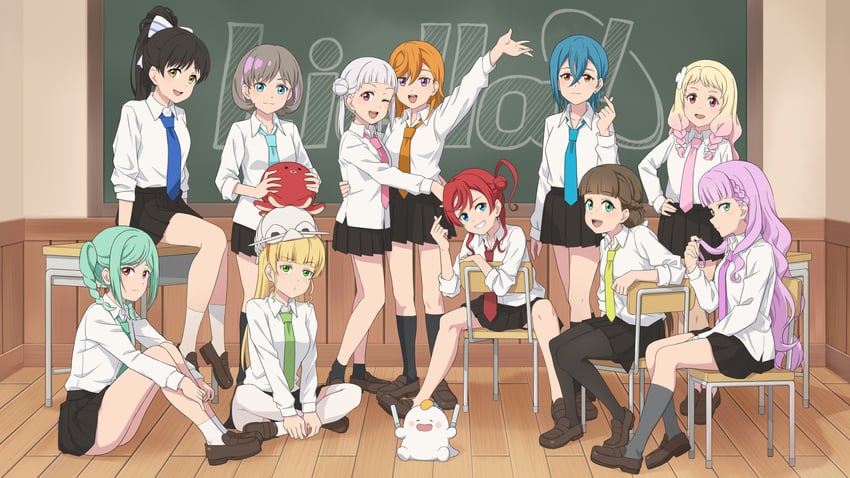 shibuya kanon, heanna sumire, tang keke, arashi chisato, hazuki ren, and 7 more (love live! and 1 more) drawn by laofuzi_dai_bansho