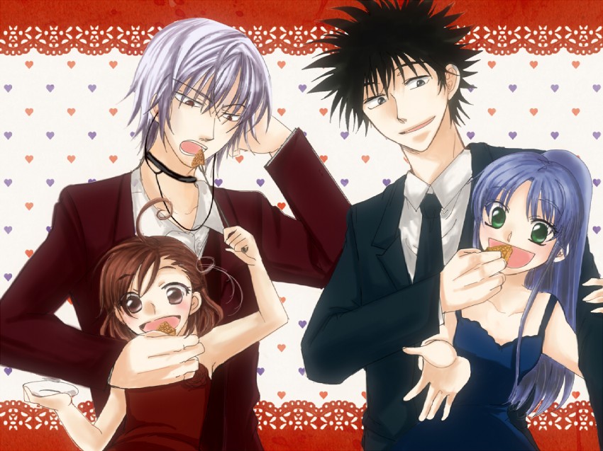 kamijou touma, accelerator, index, and last order (toaru majutsu no index) drawn by cionci