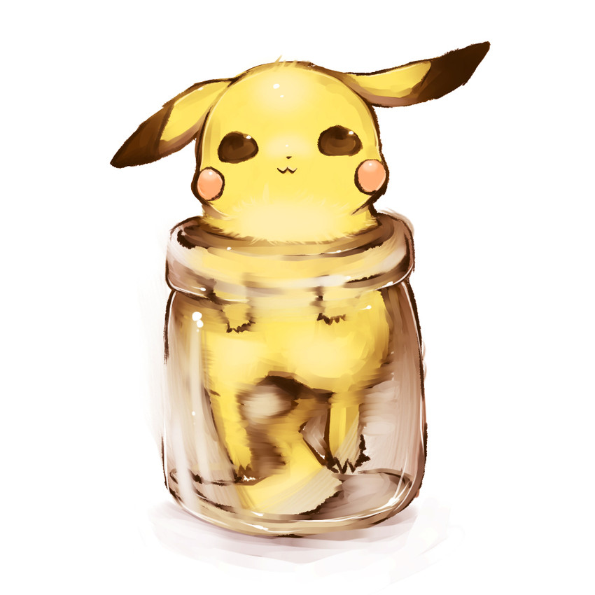 pikachu (pokemon) drawn by yama_(rabbit_room)