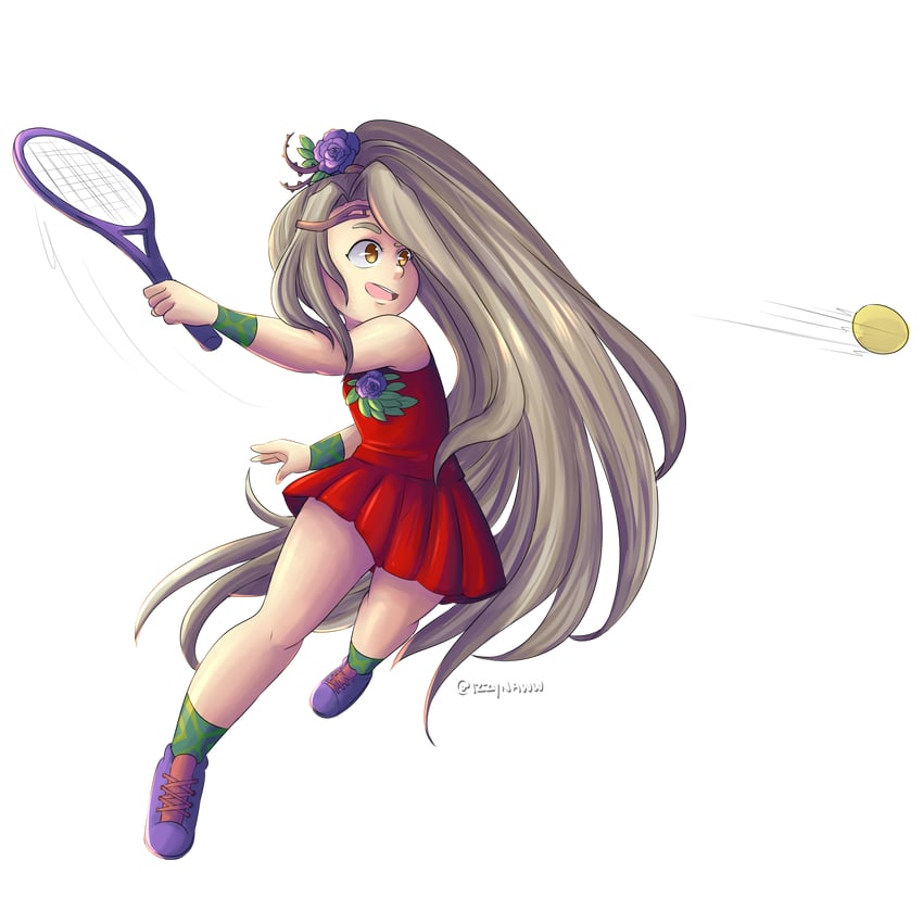 viridi (kid icarus and 1 more) drawn by izzynaww