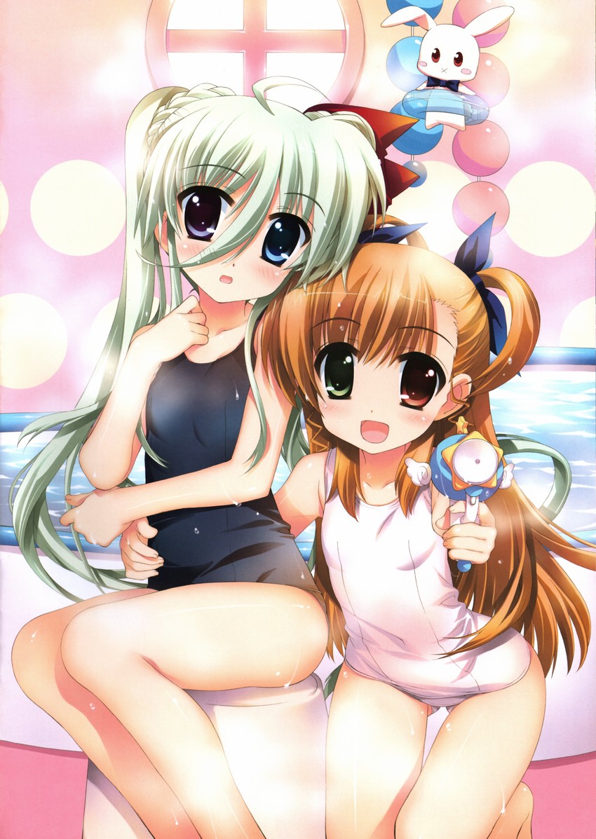 vivio, einhard stratos, and sacred heart (lyrical nanoha and 1 more) drawn by fujima_takuya