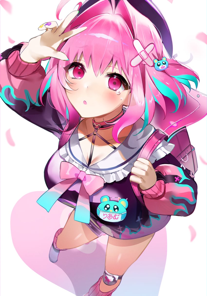 yumemi riamu (idolmaster and 2 more) drawn by moko_(moko/moko)