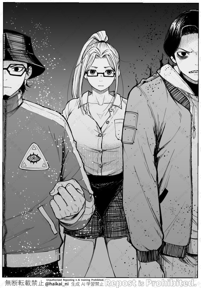 ayase seiko, payase, and kashimoto (dandadan) drawn by haikai_ni