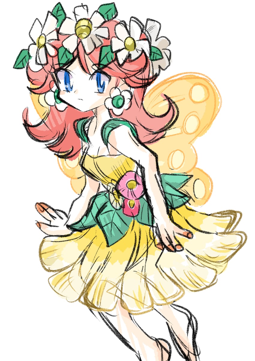princess daisy (mario and 2 more) drawn by rakugaki_shitagari-ya