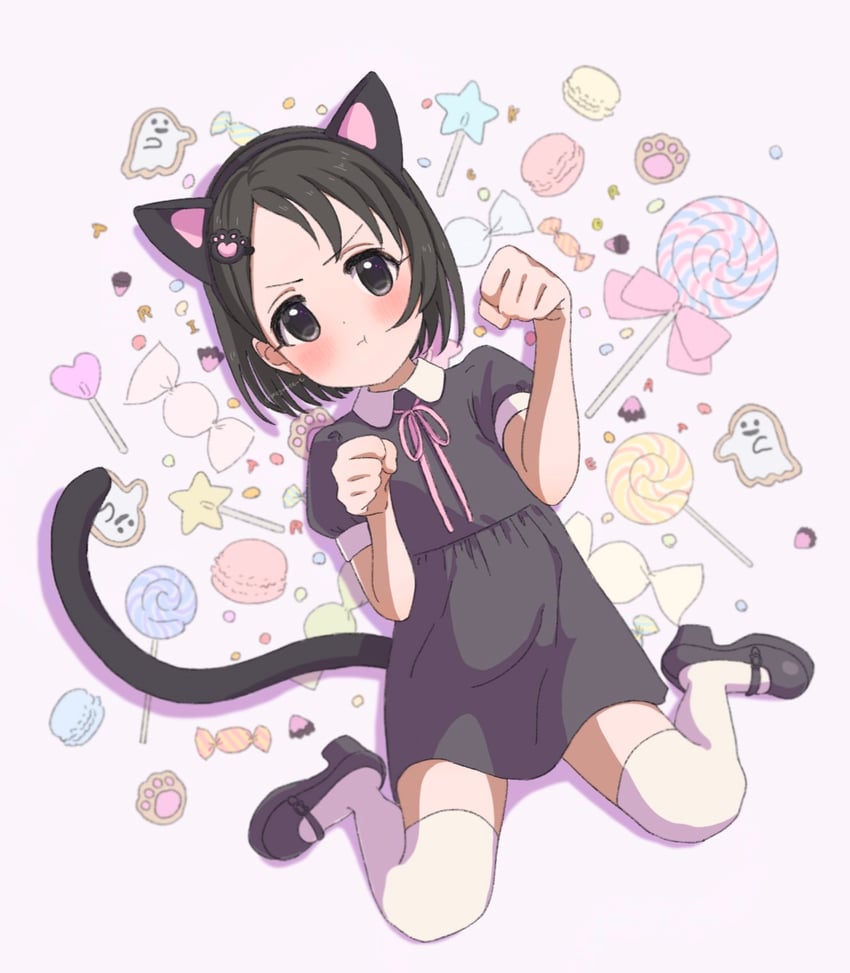 sasaki chie (idolmaster and 1 more) drawn by megabee_e