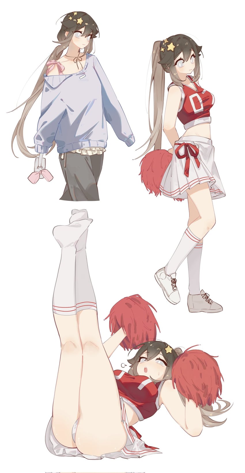 player character and nora (degrees of lewdity) drawn by you_niao