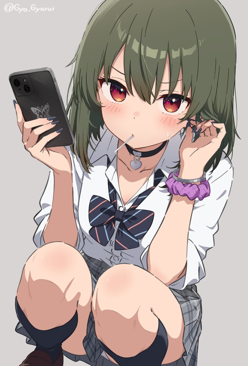 nagayoshi subaru (idolmaster and 2 more) drawn by gyorui_(katsuwo_drawing)