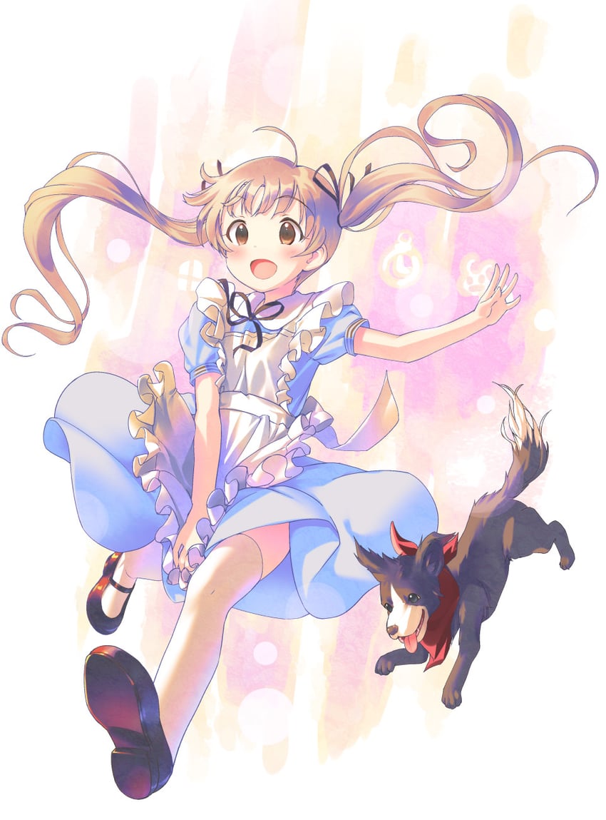 hakozaki serika and junior (idolmaster and 2 more) drawn by kawaseki