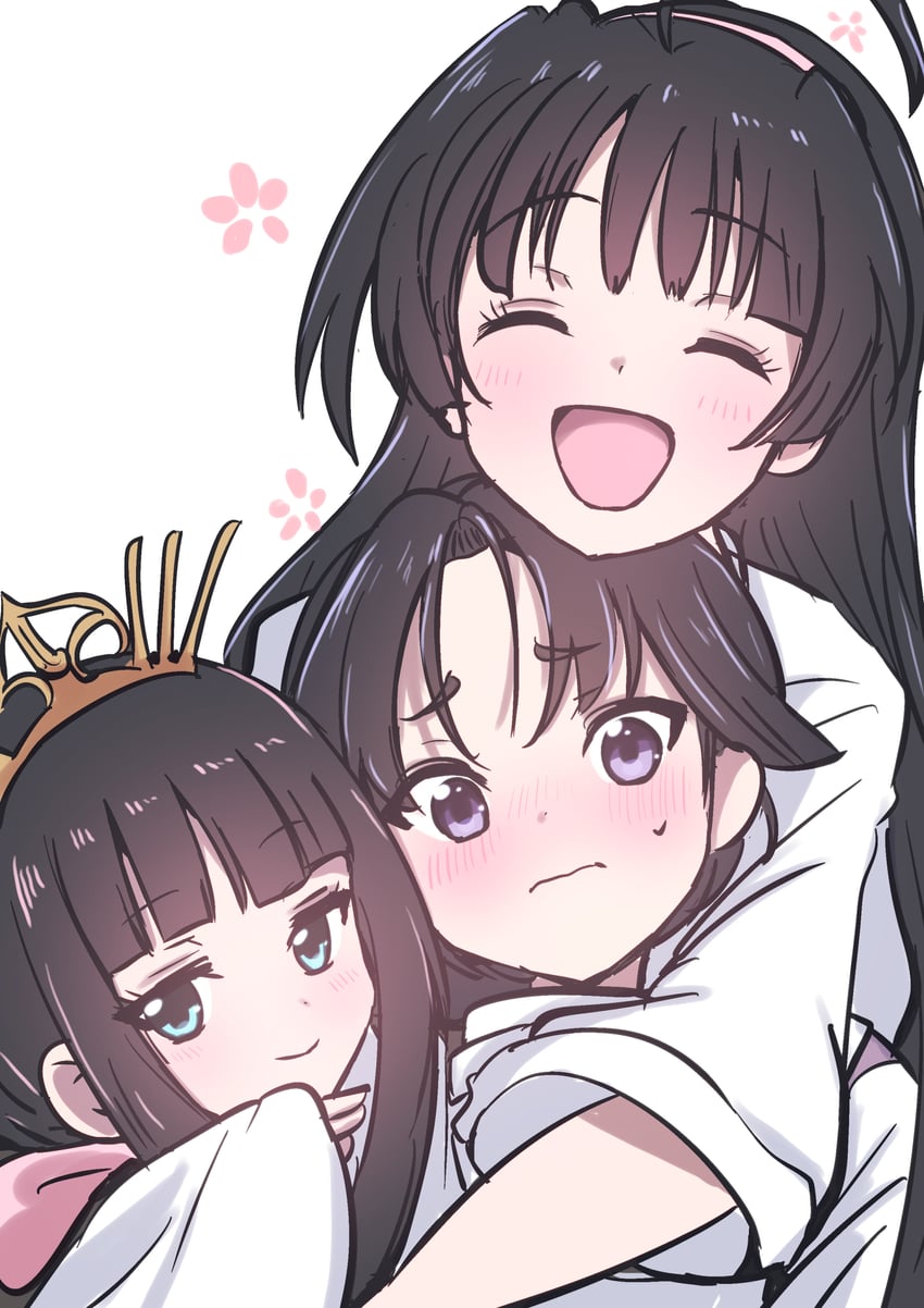 houjou tokiyuki, mochizuki ayako, and shizuku (nige jouzu no wakagimi) drawn by giorgio_(yo_sumire_sola1)