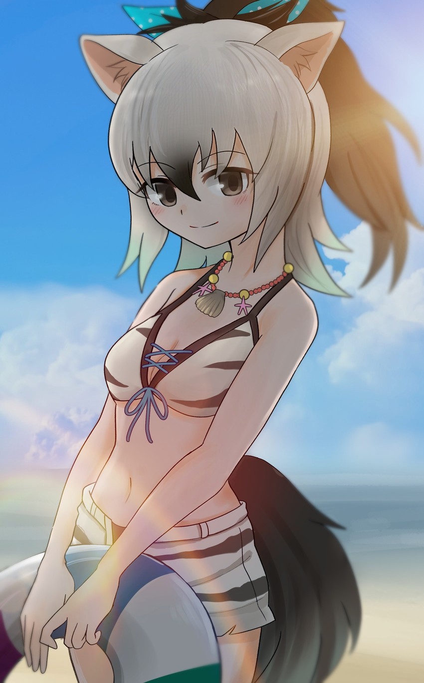aardwolf (kemono friends and 1 more) drawn by sasahara_(nicoseiga)