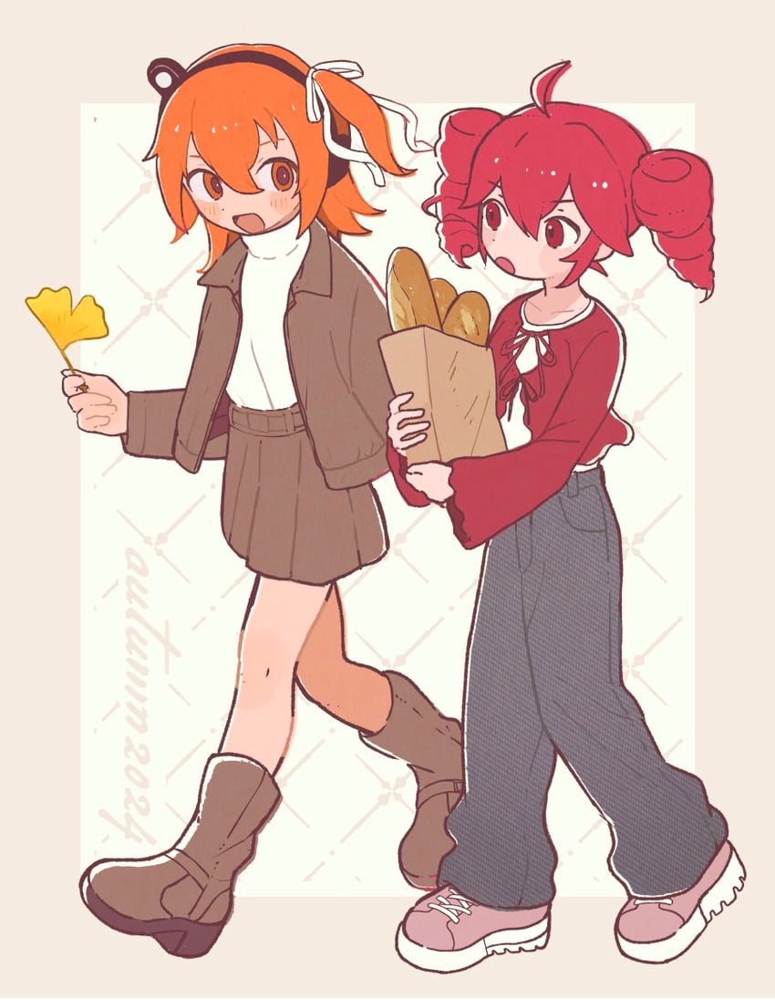 kasane teto and adachi rei (utau and 1 more) drawn by s1ho_(ukiy0u0)
