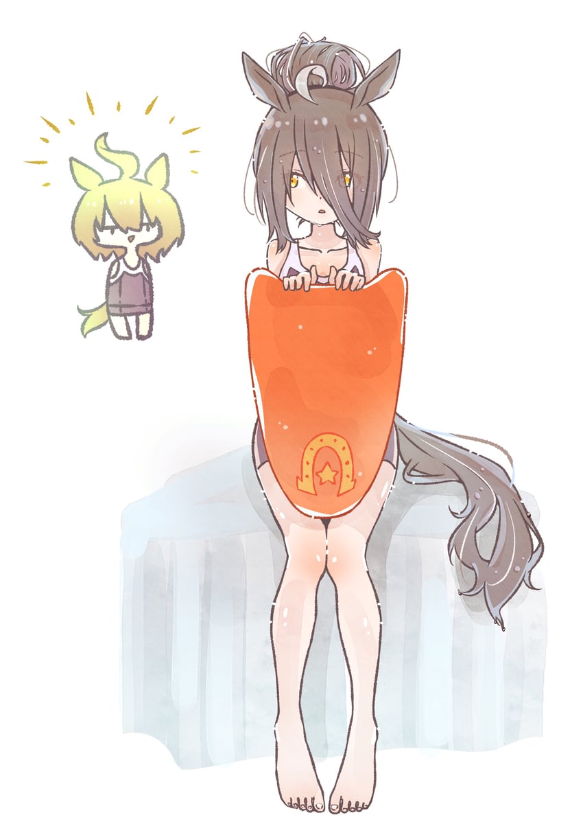 agnes tachyon and manhattan cafe (umamusume) drawn by noon_463