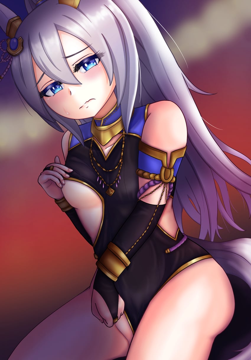 tamamo cross (umamusume) drawn by stellarsugar07