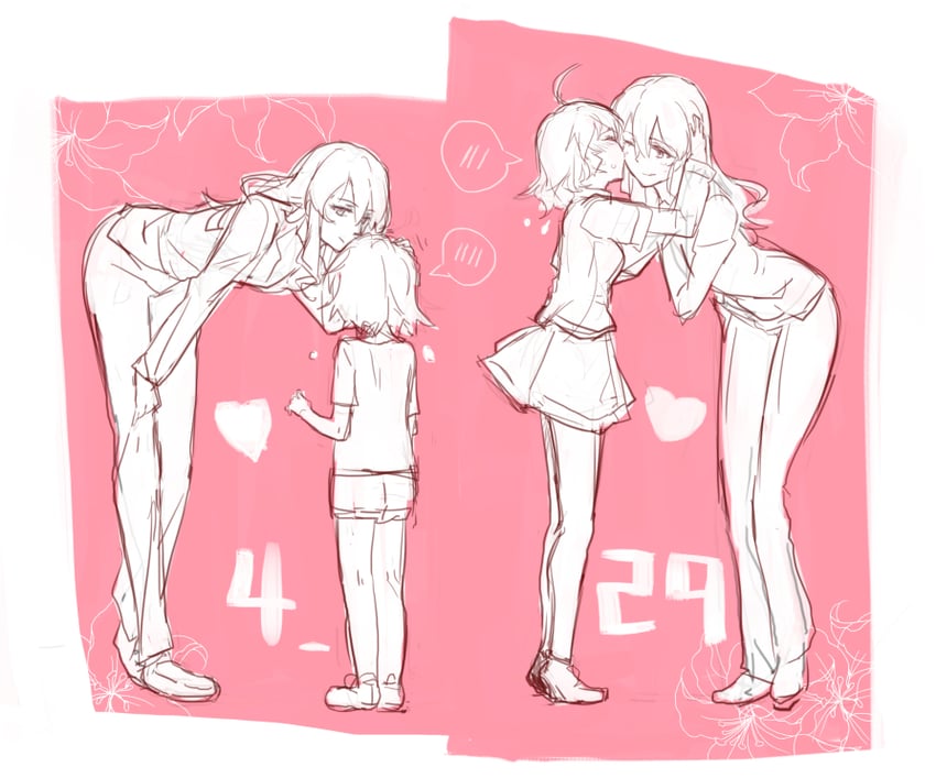 hashiri nio and yuri meichi (akuma no riddle) drawn by aimitsu_(ibityuttyu)