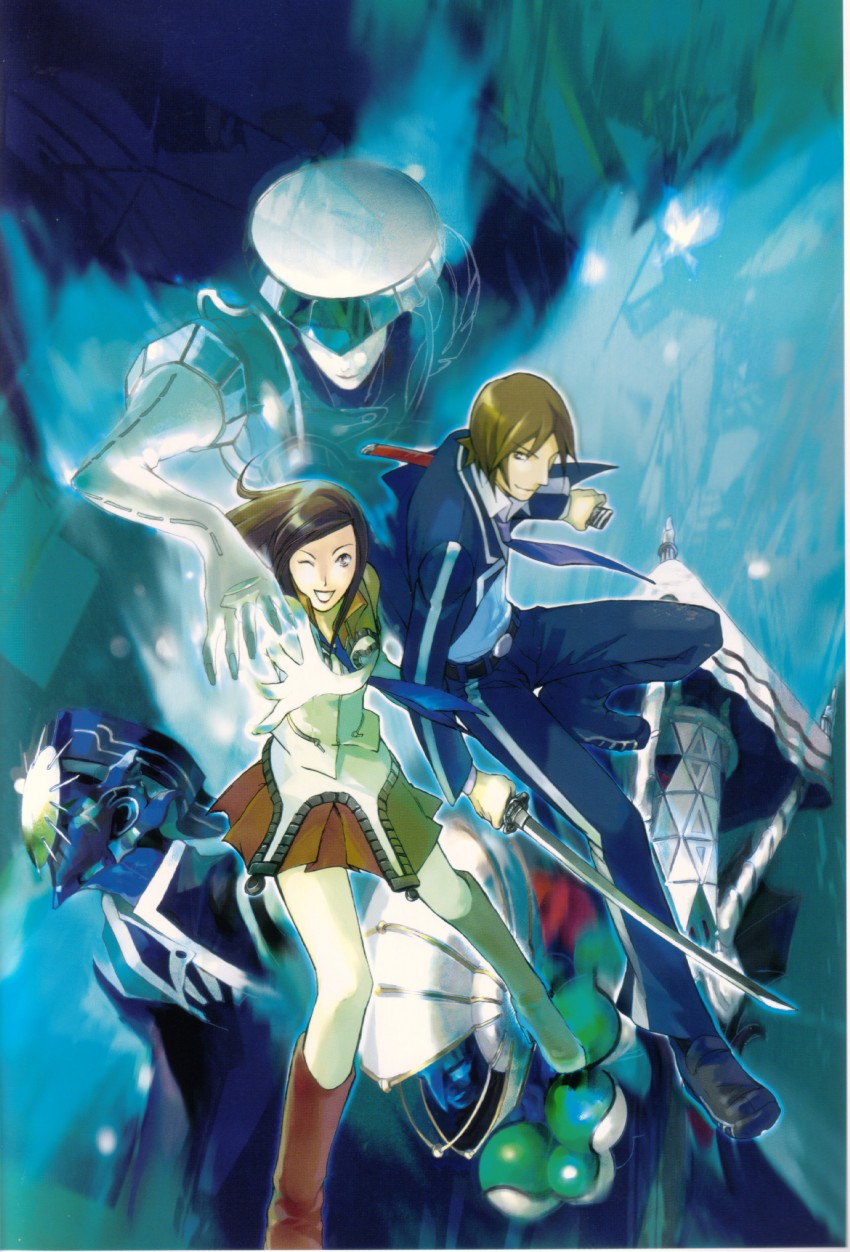 suou tatsuya, amano maya, artemis, hades, venus, and 1 more (persona and 2 more)