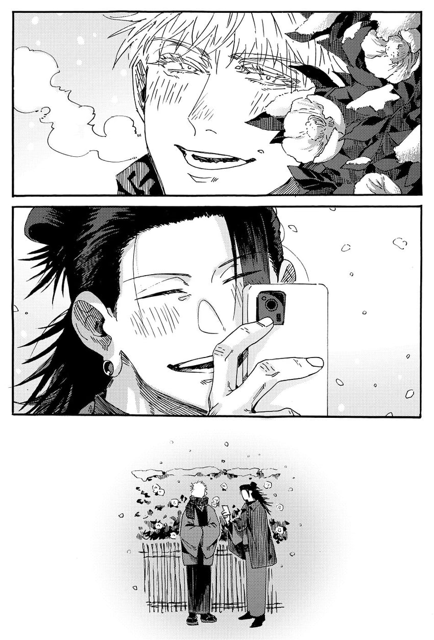 gojou satoru and getou suguru (jujutsu kaisen) drawn by lvgpztoetp4nbha