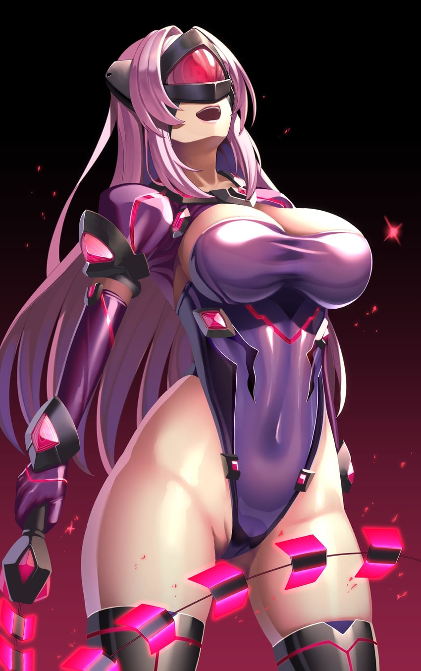 katsuragi marina and exs-slave alpha (kouyoku senki exs-tia) drawn by miyashiro_ryuutarou