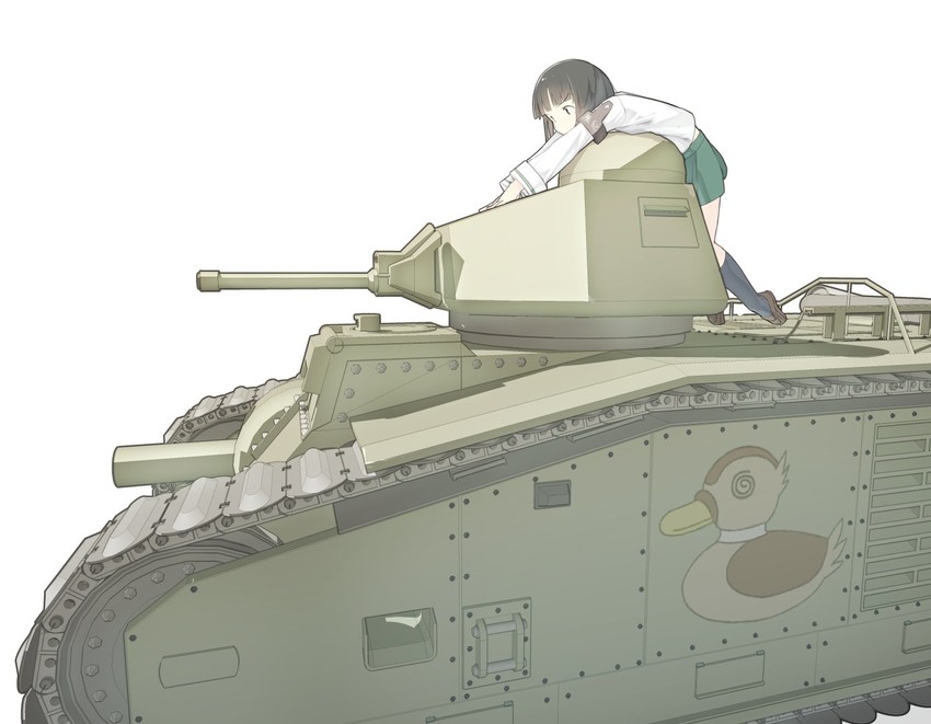 sono midoriko (girls und panzer) drawn by fuu_fuu