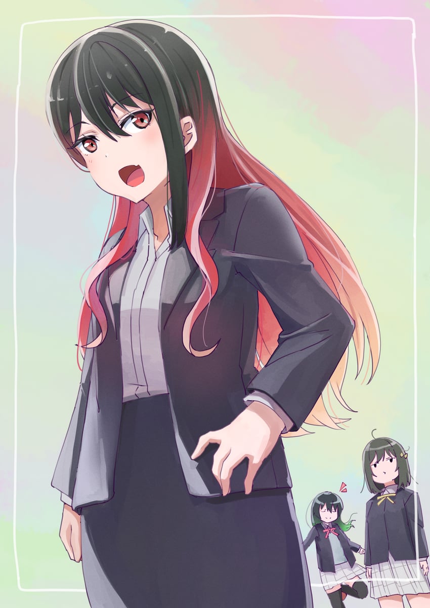 takasaki yu, mifune shioriko, and mifune kaoruko (love live! and 1 more) drawn by ajapar
