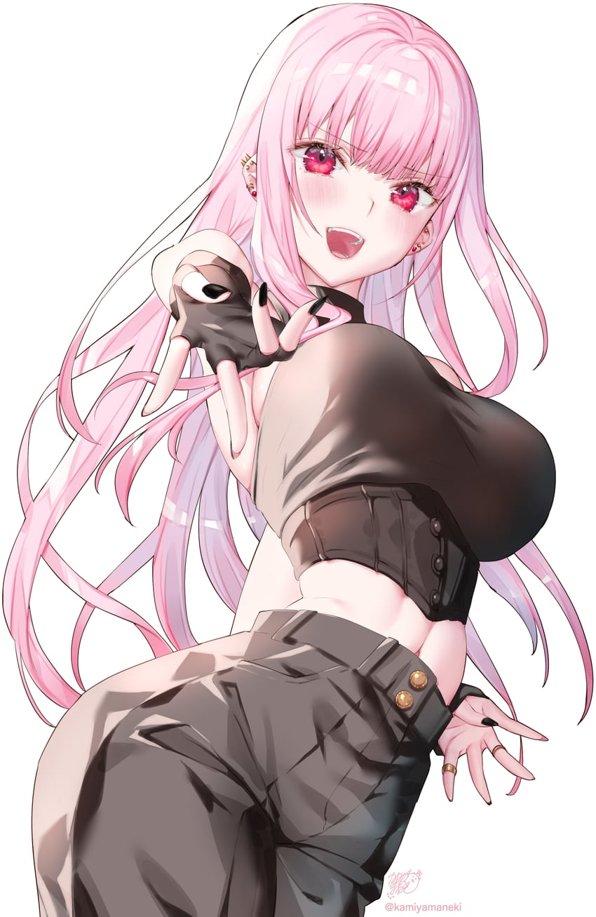 mori calliope (hololive and 1 more) drawn by kamiya_maneki