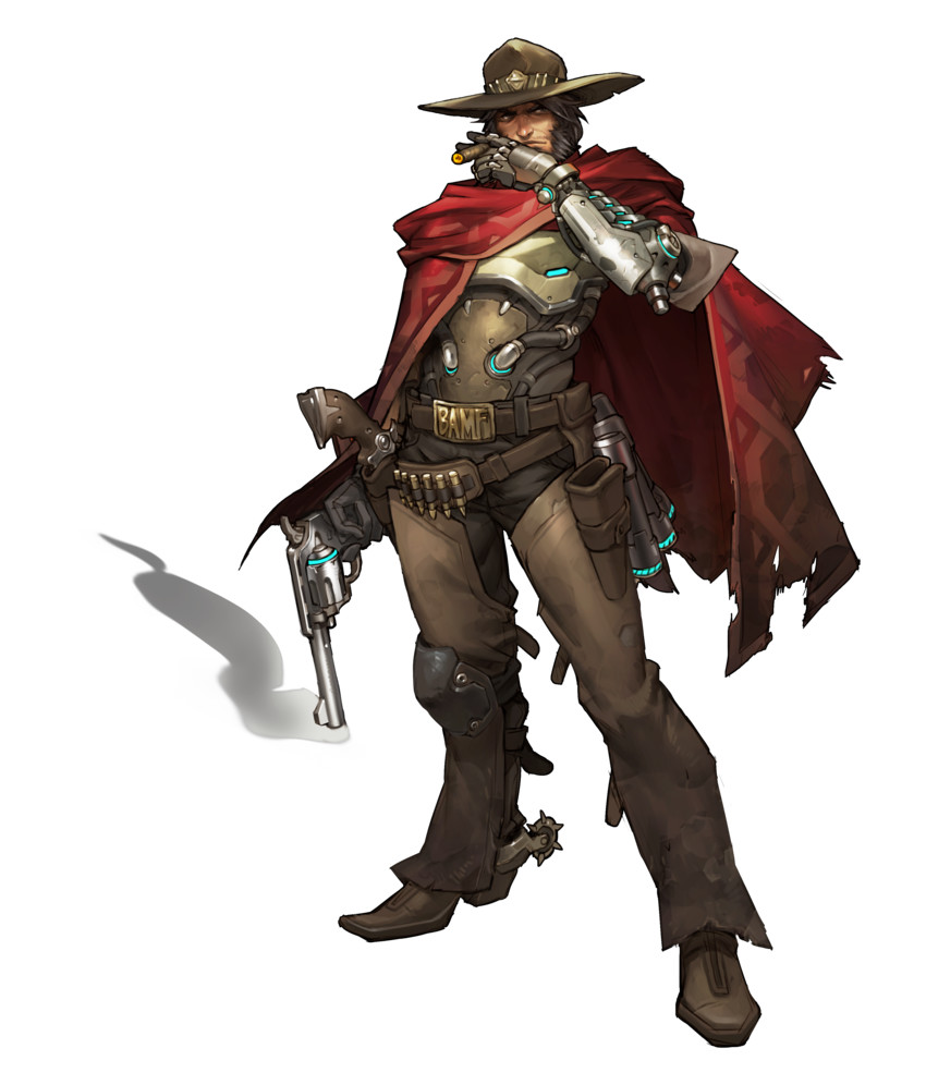 cassidy (overwatch and 1 more) drawn by arnold_tsang