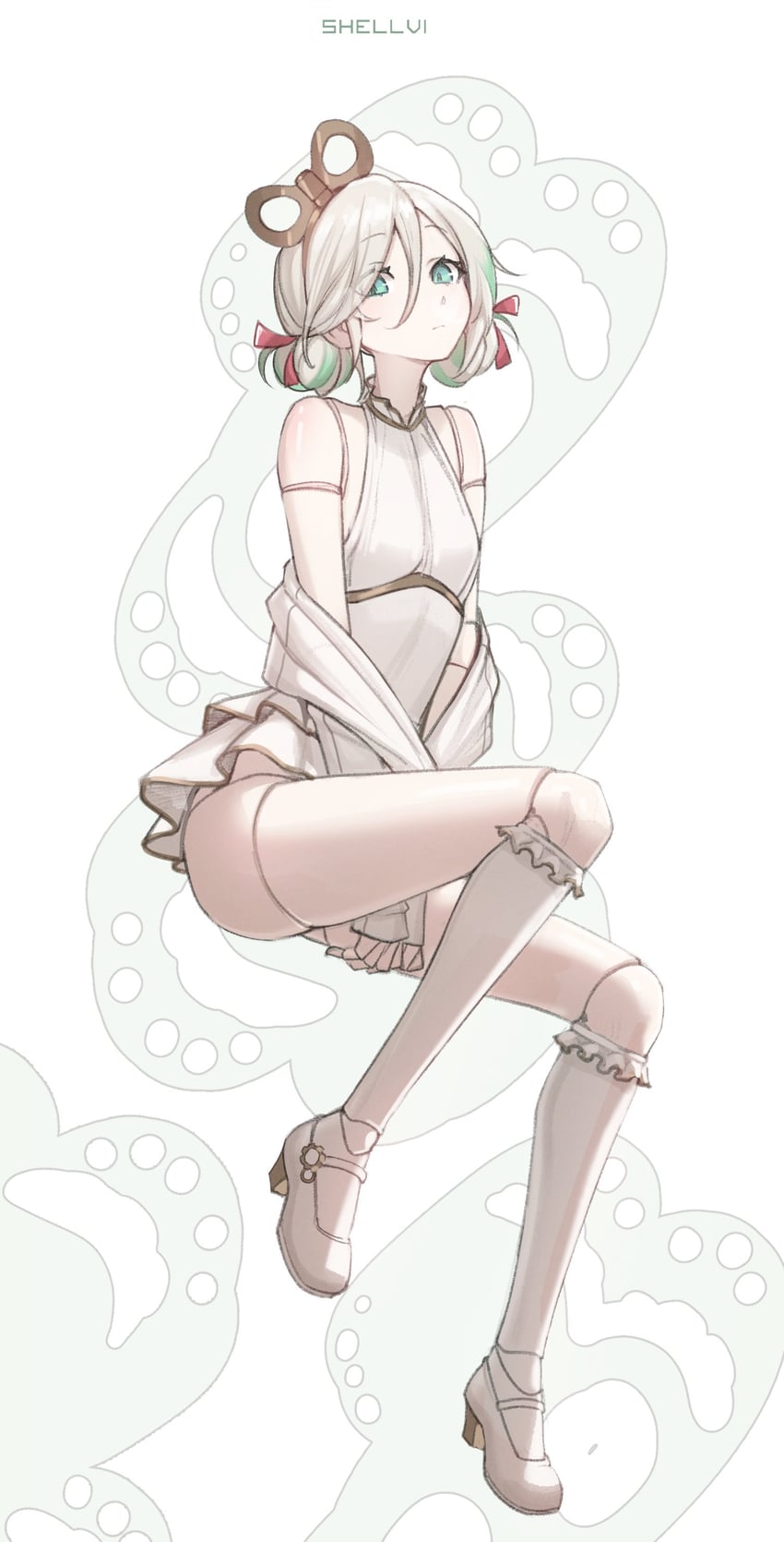cecilia immergreen (hololive and 1 more) drawn by shellvi