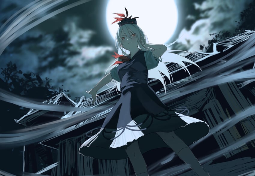 kamishirasawa keine (touhou and 1 more) drawn by tuck_(tuck23978434)