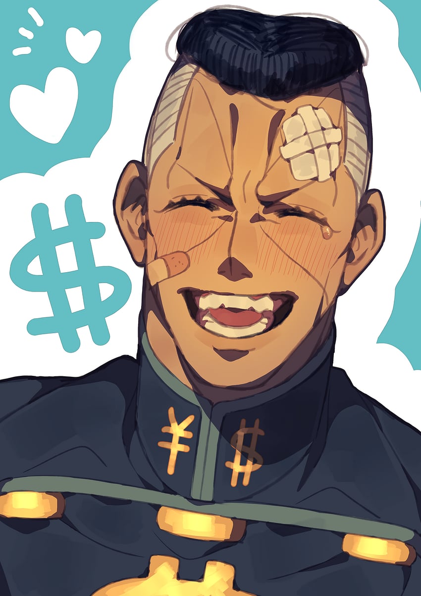 nijimura okuyasu (jojo no kimyou na bouken and 1 more) drawn by siniy