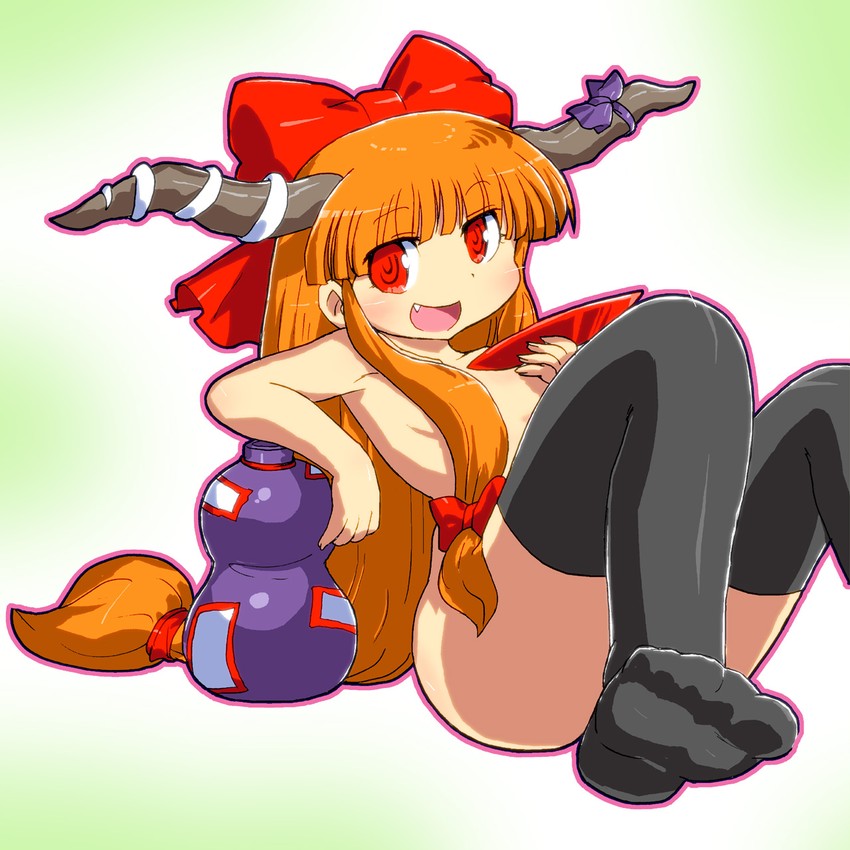 ibuki suika (touhou) drawn by gomi_ichigo