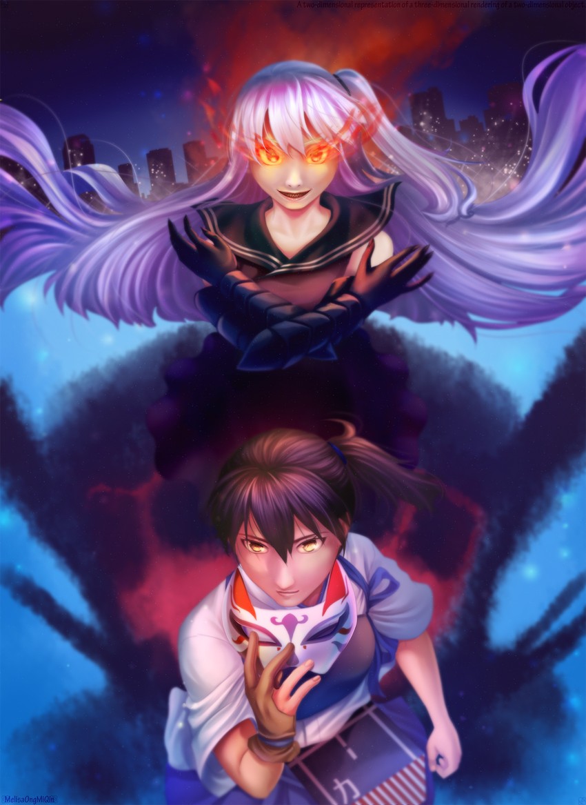 kaga and aircraft carrier oni (kantai collection and 3 more) drawn by melisaongmiqin