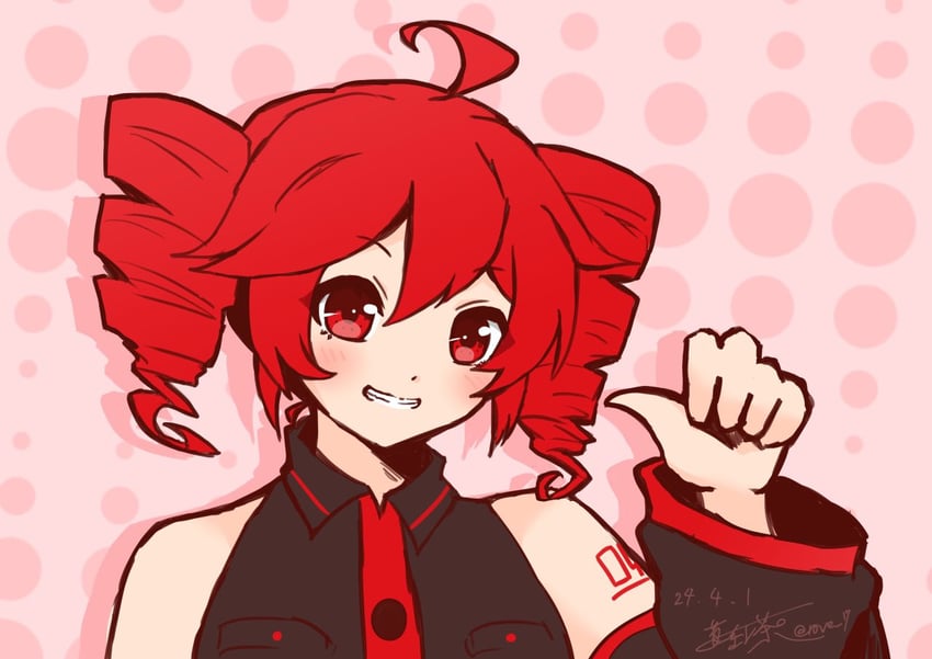 kasane teto (utau and 1 more) drawn by rove_17