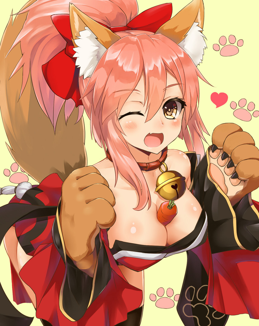 tamamo and tamamo cat (fate and 1 more) drawn by chiroshiron