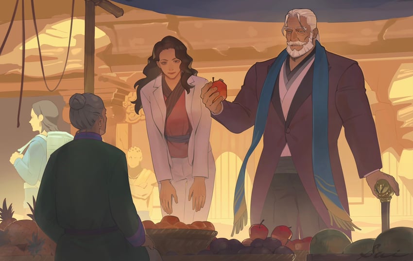 jp and kalima (street fighter and 1 more) drawn by sa1k0p