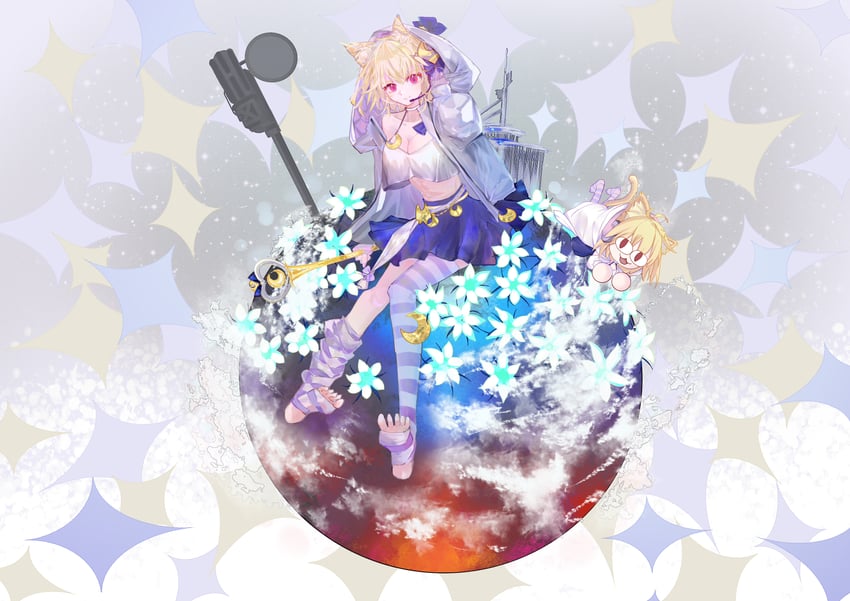 arcueid brunestud, neco-arc, and phantas-moon (fate and 2 more) drawn by noe134h58