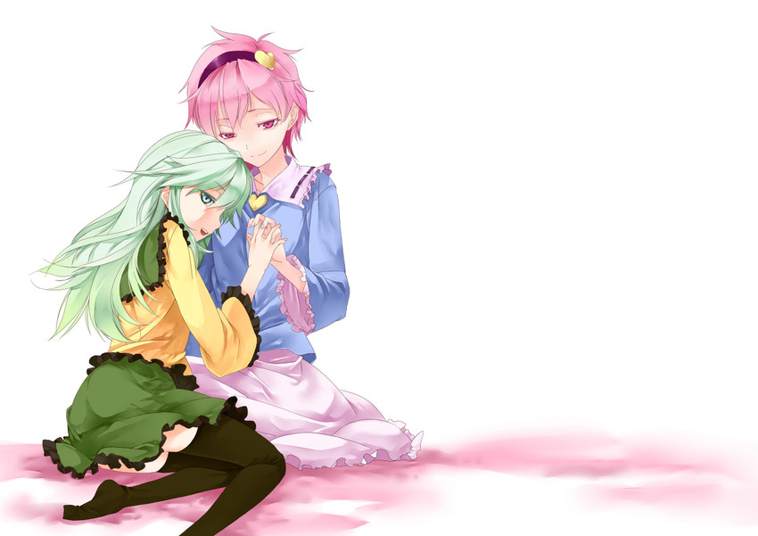 komeiji koishi and komeiji satori (touhou) drawn by kurokuro
