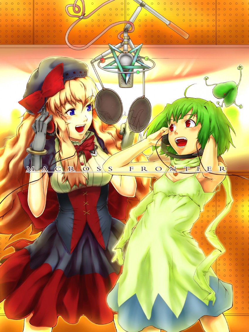 sheryl nome and ranka lee (macross and 1 more) drawn by nora_hitsuji
