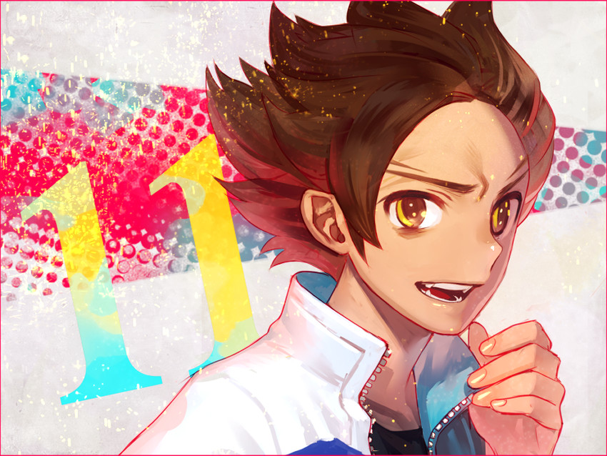 matatagi hayato (inazuma eleven and 2 more) drawn by hs2