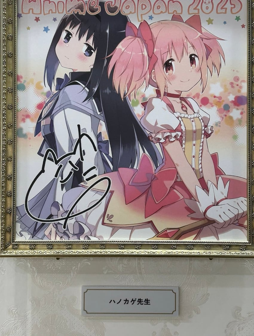 akemi homura and kaname madoka (mahou shoujo madoka magica and 1 more) drawn by hanokage