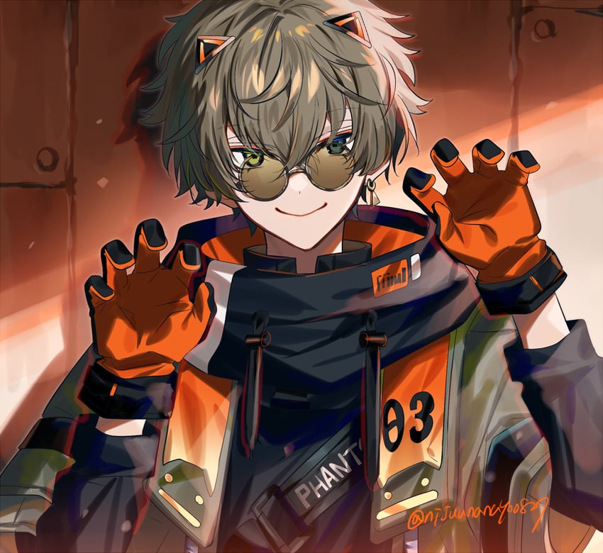alban knox (nijisanji and 1 more) drawn by ninahachi