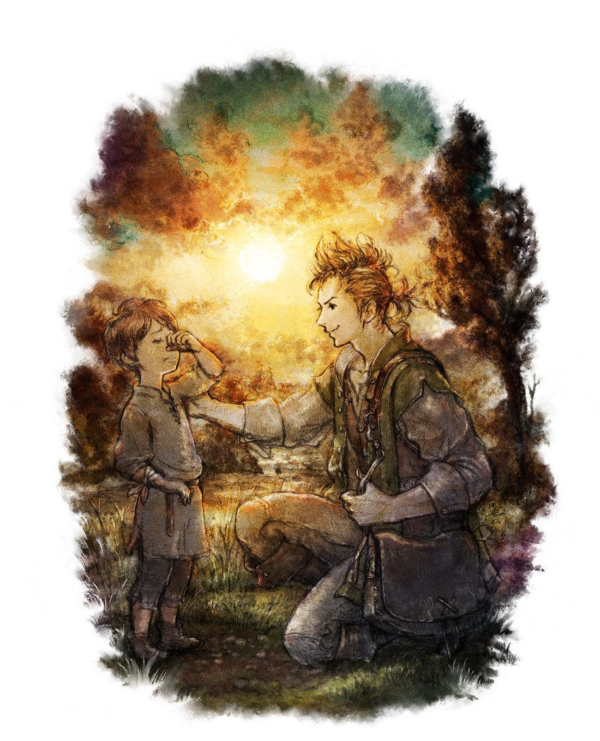 alfyn greengrass (octopath traveler and 2 more) drawn by ikusy