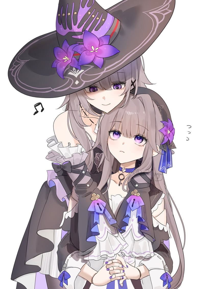herta and the herta (honkai and 1 more) drawn by 21syn_q_(gohan)
