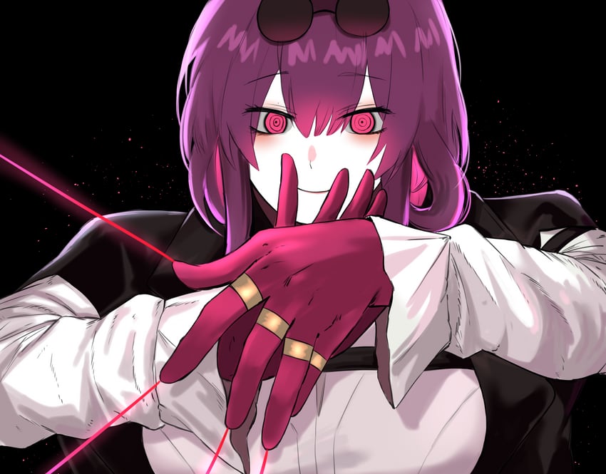makima and kafka (honkai and 2 more) drawn by masoq